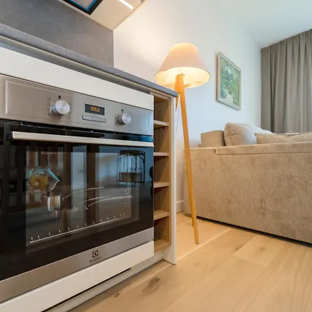 Moho Mezaparks Cozy New Privat Parking Apartman *